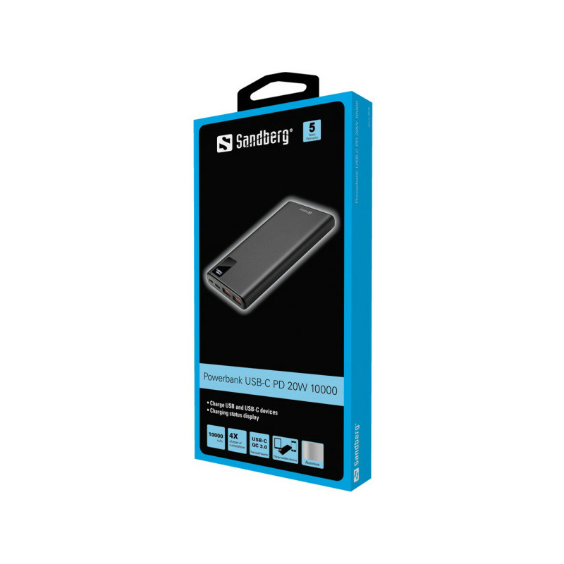 9b4ab920a9747a2d113122b043c7d64f Powerbank Sandberg SURVIVOR USB-C/A/PD/DC 12V 420-78 96000mAh PD60W