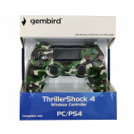 cf7e802a628d9e69ce6b7a3e54f61187 JPD-Wireless-Thrillershock PC/PS4 CAMO GREEN Gembird Bezicni gamepad sa dvostrukom vibracijom v2