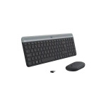 f22431b8ca8830b5d70f0845faefd358 Bežična tastatura + Miš Logitech MK470 Slim US Graphite