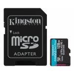 ceb48ce3bd4ef409000119e229f883ea KINGSTON Memorijska kartica U3 V30 microSDXC 128GB Canvas Go Plus 200MB/s A2 + adapter SDCG4/128GB