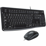 4557ac81ac4b165cd604758e9774eba8 LOGITECH MK120 Corded Combo - BLACK - USB - US