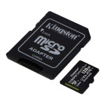 4fccbede7fe30859699b0f73e7696b07 KINGSTON Memorijska kartica A1 MicroSDXC 128GB 100R class 10 SDCS2/128GB + adapter