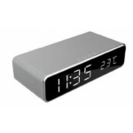 acca5b2103c9dc7dc079f298dc37ef38 DAC-WPC-01-S Gembird Digitalni sat + alarm sa bezicnim punjenjem telefona, Silver