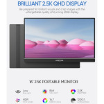 568a84f10506d10426e3ba2f5cc2e18b Eksterni Monitor za Laptop Arzopa Z1RC 16.0 QHD IPS 2.5K 60Hz Zvučnici Type C