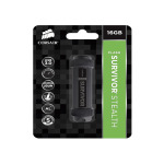 6812470022ef5c464b131a205c72d122 USB memorija CORSAIR SURVIVOR STEALTH 256GB/USB 3.0/verzija 2015/crna