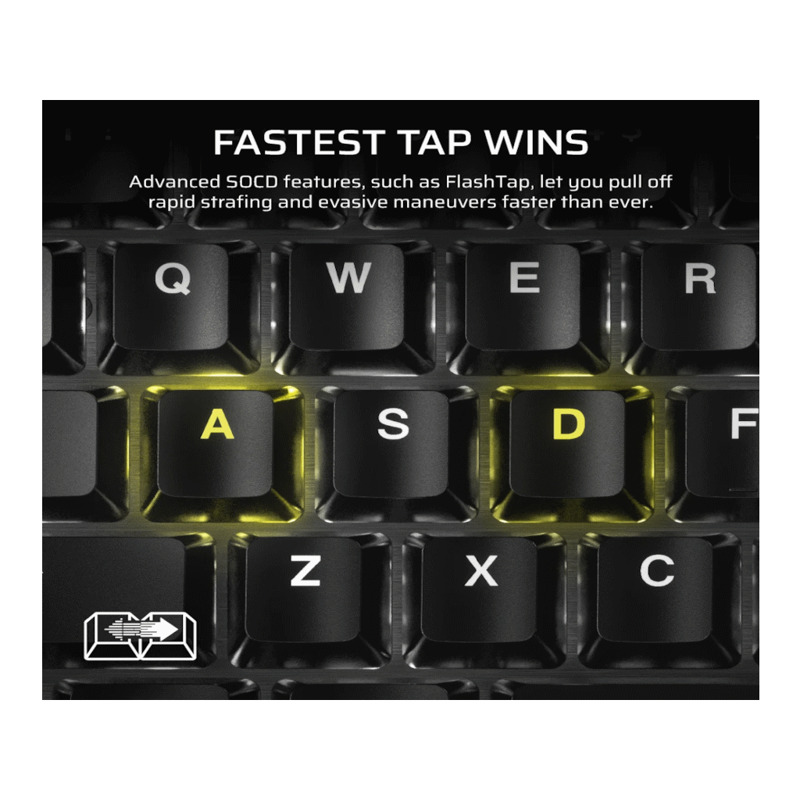 eb1546e454a1acb1e1e0177dd7e3dce9 Tastatura Gaming Fantech K614L Fighter II crna