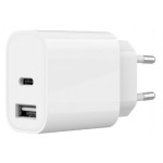 13fc927105ec54783980acba99445478 TA-UC-2AC12-01 Gembird USB punjac, 2-port USB-A+ USB-C, 2.4 A, white