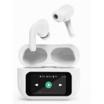 9bf7e2188136c2746bf943bb47a1dc3d TWS-LCD-ANC-01-W Gembird bluetooth V5.1 slusalice, TWS, LCD display, Active Noise Cancelling, White