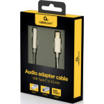 f00ae7c0a2193c6a2bccb2a38cda6097 A-CM-3.5F-01 Gembird USB type-C plug to stereo 3.5 mm audio adapter cable, white