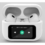 f715142f952be5a9fca1592cb5ced5c1 TWS-LCD-ANC-01-W Gembird bluetooth V5.1 slusalice, TWS, LCD display, Active Noise Cancelling, White