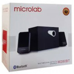 704bfd22029ea96be3a7011b5a531d41 Microlab M280BT Aktivni drveni zvucnici 2.1 42W RMS(26W, 2x8W) SD, USB, BLUETOOTH , 3.5mm