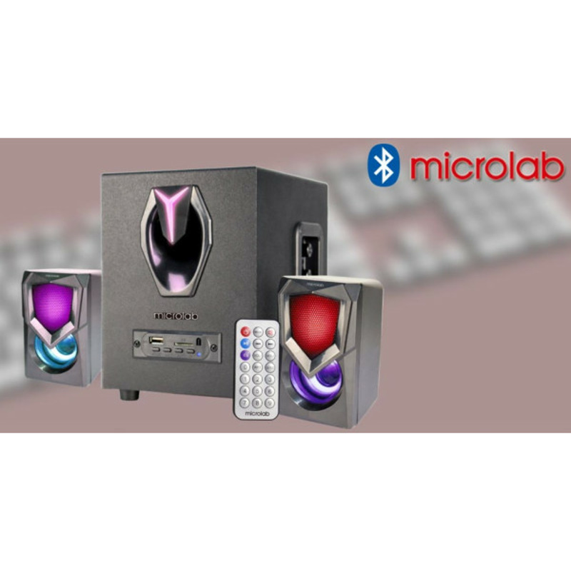806465ea8d7b80bd3fb261b4cecdef8b Microlab M106BT Aktivni drveni zvucnici 2.1 10W RMS(5W, 2x2.5W) BLUETOOTH , 3.5mm