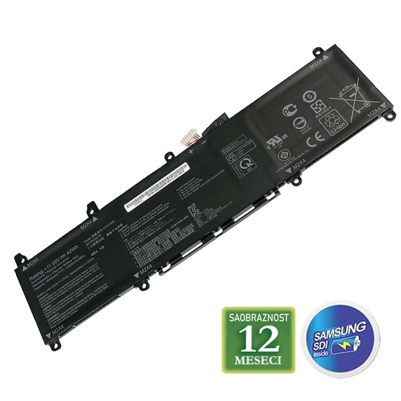 f885b2e07bf784139a0fe8f24b6a3493 Baterija za laptop ASUS VivoBook S13 S330 / C31N1806 11.55V 42Wh / 3640mAh
