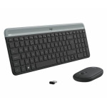 c7c9c2a3baa40b91ffe7df5905fd185e TAST + MIŠ LOGITECH MK470 Slim Wireless Graphite US