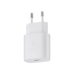cdbd209566bdeaf9f9a4fc7f062a5d22 Kućni punjač Samsung PD 3A 25W Type C bez kabla beli BULK (EP-TA800NWE)