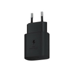 5a45b6d953c753caef72f41295388f5e Kućni punjač Samsung PD 3A 25W Type C bez kabla crni BULK (EP-TA800NBE)