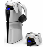 3eb5e87246df3a96a011a5d2c60135b1 Docking station drzac iPega sa USB punjacem za 2 PS5 Slim kontrolera PG-P5S016