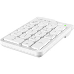 e89260493f92cfdd46fe3c70dbea5f51 A4 TECH FGK21C FSTYLER 2.4G Wireless Numeric Keypad USB Type-C bela tastatura