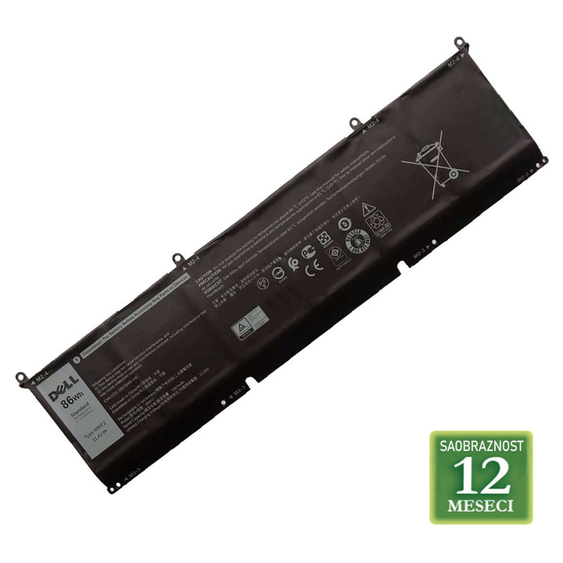 632cda411d00488579ca3764aead2e6a Baterija 69KF2 za laptop DELL Alienware M17 R3 11.4 V / 7167mAh / 86Wh