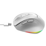 c464a0a12d9a6241b3b2ac440eeb7dbb GENIUS Ergo 9000S Pro Pearl White USB Bežični Pine Wood miš