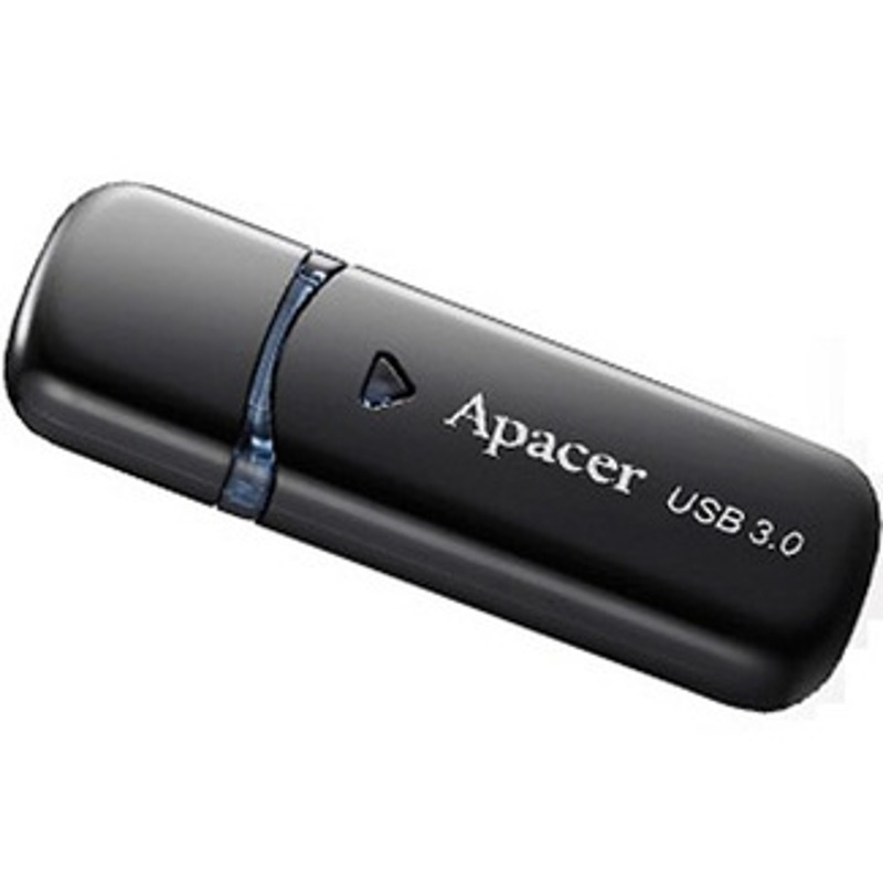 98f3df61a8f30e9e4258f73b351b1fd5 APACER 64GB AH350 USB 3.2 flash crni AP64GAH350B-1