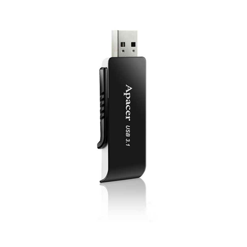 c5ad225c2d0e4d272f6a11d46b2af586 APACER 64GB AH350 USB 3.2 flash crni AP64GAH350B-1
