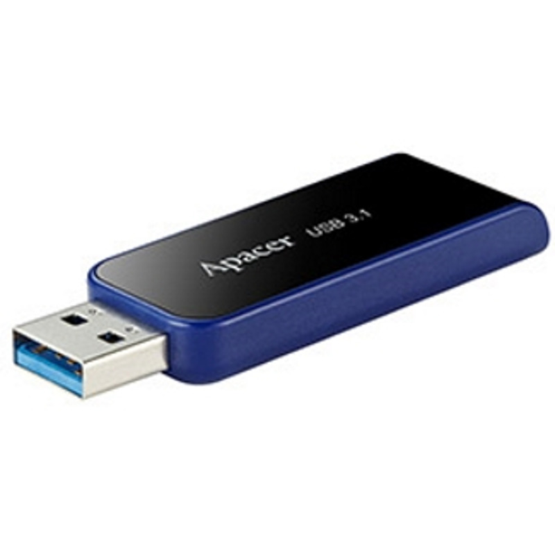 f0c56b8a1cae790f027b6dae0da35ce7 APACER 64GB AH350 USB 3.2 flash crni AP64GAH350B-1