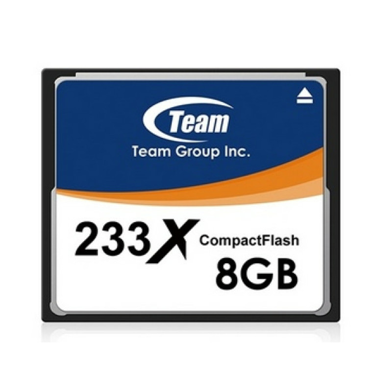0b4036109e53d06c900eaa0100ec12bb x-TeamGroup CompactFlash 8GB 233x TCF8G23301