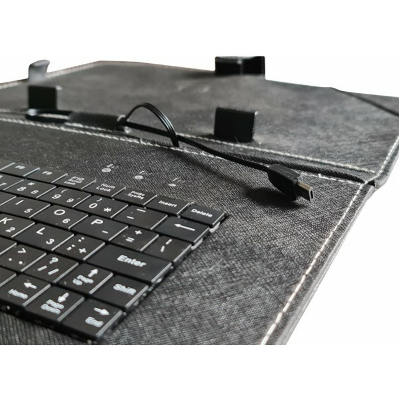 a34dfaac34bc6a9f37aacec9cf0e1f16 TA-PCK10-BLACK ** Gembird US Tastatura za 10 Tablet PC sa futrolom, sa micro USB konektorom (639)
