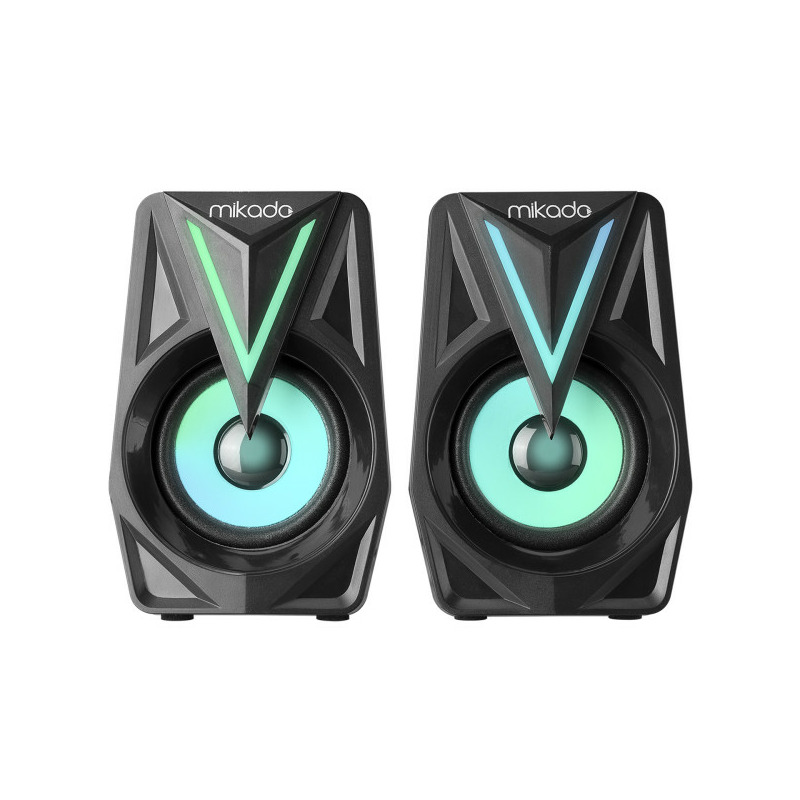 718c337b5d03d5e93f4b6189b5644366 Zvučnici 2.0 Rampage Elegant X10 3Wx2 Bluetooth crna