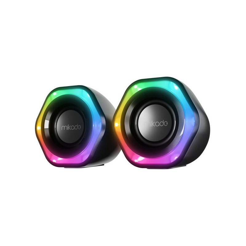84634b8f7e4e508bab50327181462035 Zvučnici 2.0 Rampage Elegant X10 3Wx2 Bluetooth crna