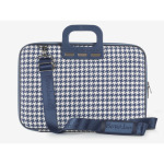 9c1c10d5cadb12f8f72bc6a25e97f9a3 Torba BOMBATA Pied de Poule 15,6" /Dark Blue