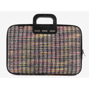 c0e978a8c80842e7a82a328755feb69e Torba BOMBATA Pied de Poule 15,6" /Dark Blue
