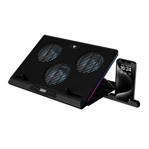 cf60cbc2cec7f4fee124aea601ec142e Postolje za laptop Gamdias Aether E1-7301 3X120mm/2xUSB-A