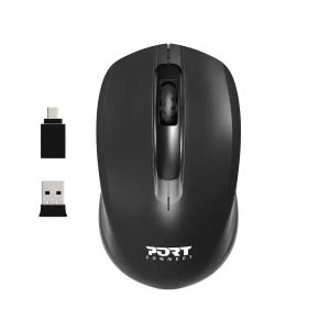 09bff1f36c77e59638fdc337d76d9ccf Bežični miš Port Designs Business 2.4 GHz Bluetooth punjivi