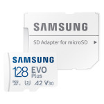 4b004a458806160fe14727d62e2f5206 SAMSUNG Memorijska kartica EVO PLUS MicroSD Card 128GB + Adapter MB-MC128SA
