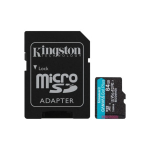 9a7182dd8a5ec96734d94a6c70baad16 Micro SD Kingston 64GB Canvas Go Plus SDCG4/64GB +adapter