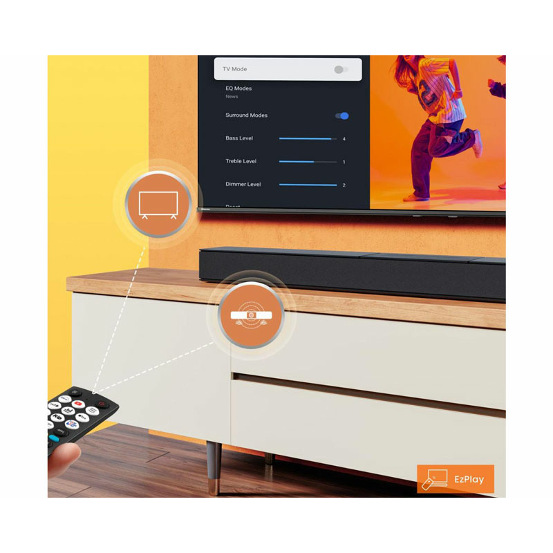 ea74e1c9e2a9715bd89f84dc64bd8e9b Zvucnik Mikado MD-69S 3Wx2 Soundbar, crni