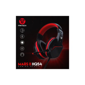 Gaming Slušalice Fantech HQ54 Mars II Crne Stereo Mikrofon RGB 3.5mm